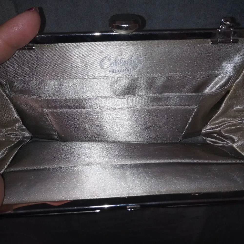 Vintage 60s Coblentz Original Silver Purse with Chain EUC